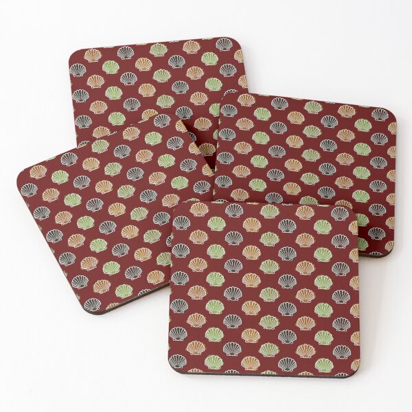 Item preview, Birth of Venus Shell Pattern (Red) designed and sold by ArteTeoma.