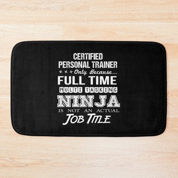Item preview, Certified Personal Trainer T Shirt - Ninja Job Gift Item Tee designed and sold by ritterdick.