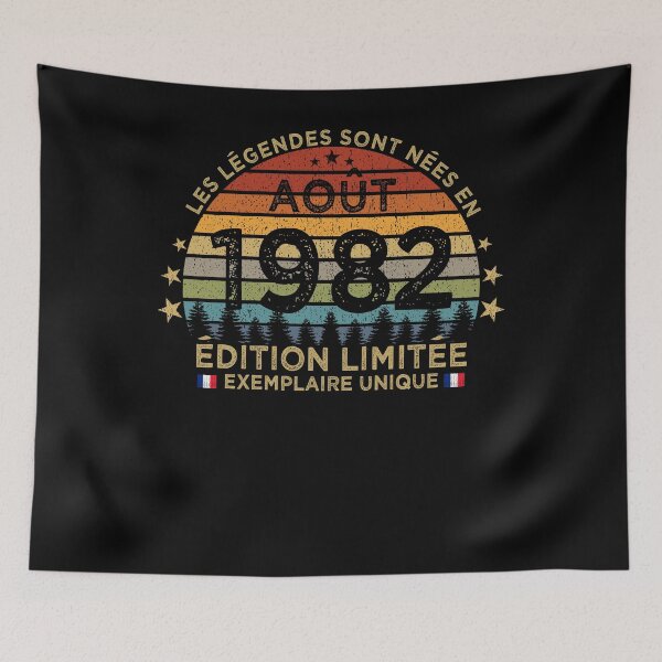 Item preview, Anniversaire 40 Ans Les Legendes Sont Nees en Aout 1982 designed and sold by cssdru.