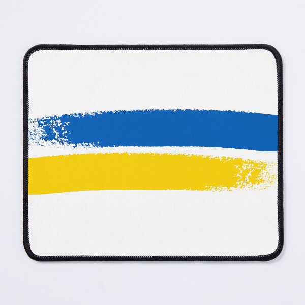 Item preview, Blue and Yellow Paint Streaks - Ukraine Flag - Abstract Ukrainian Flag Colors designed and sold by SayWhatYouFeel.