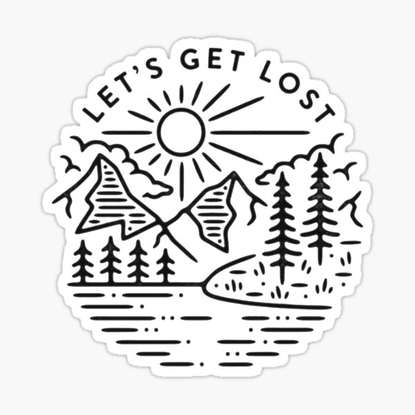 Item preview, Let's get lost designed and sold by GeorginaAllan53.