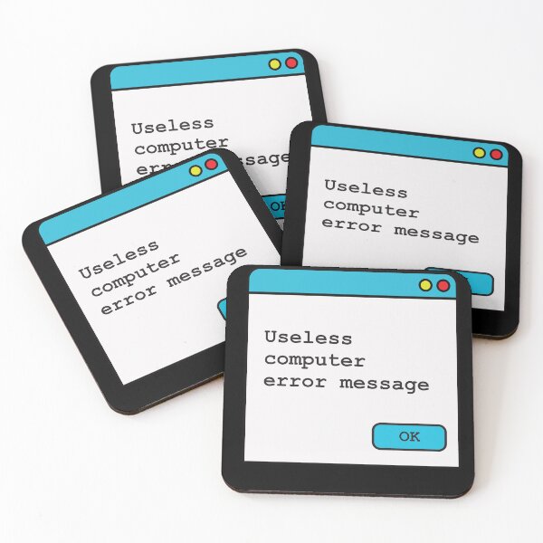 Item preview, Funny Useless Computer Error Message designed and sold by Rhu Creations.