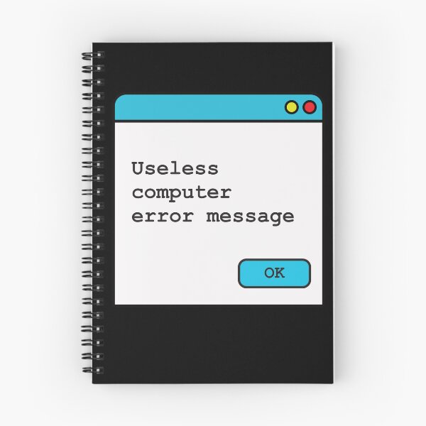 Item preview, Funny Useless Computer Error Message designed and sold by Rhu Creations.