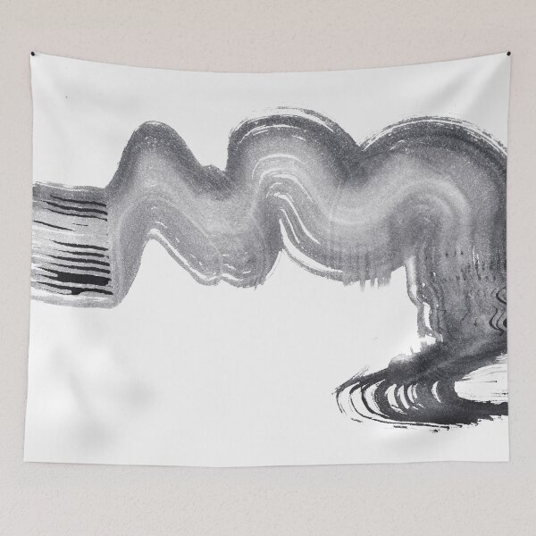 Item preview, ink explorations (244) - abstract black india ink painting designed and sold by expl-rations.