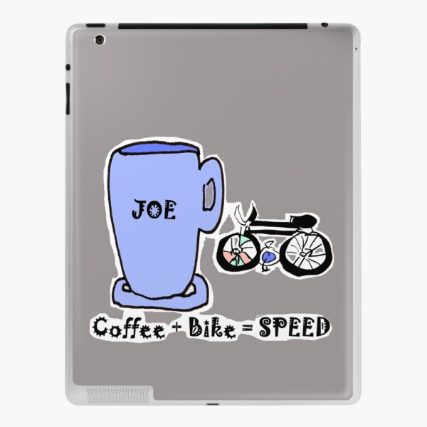Coffee and bike = SPEED iPad Skin