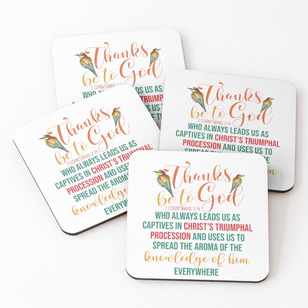 Item preview, 2 Corinthians 2:14 Bible Verse designed and sold by garmentoffaith.