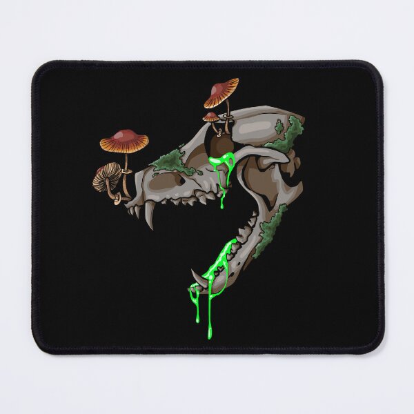 Item preview, Toxic Mushroom Wolf Skull designed and sold by Shadehlyne.