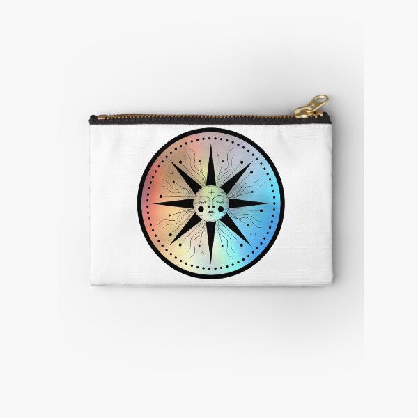 Item preview, Modern Holographic Celestial Boho Style Sun Face designed and sold by OnyxMoonDesigns.