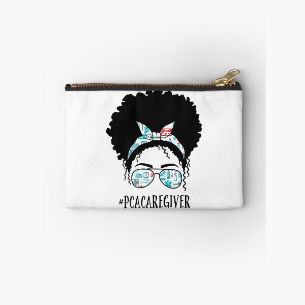Item preview, PCA Caregiver Black Afro Messy Bun African American designed and sold by douglasgary019.