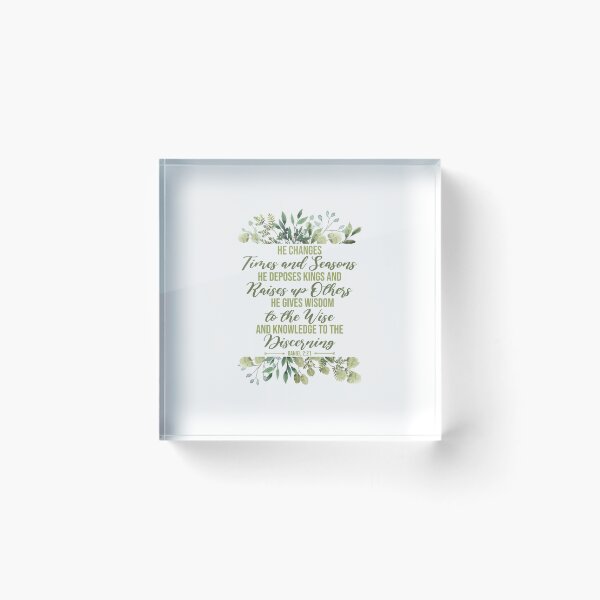 Item preview, Daniel 2:21 Christian Bible Verse designed and sold by garmentoffaith.