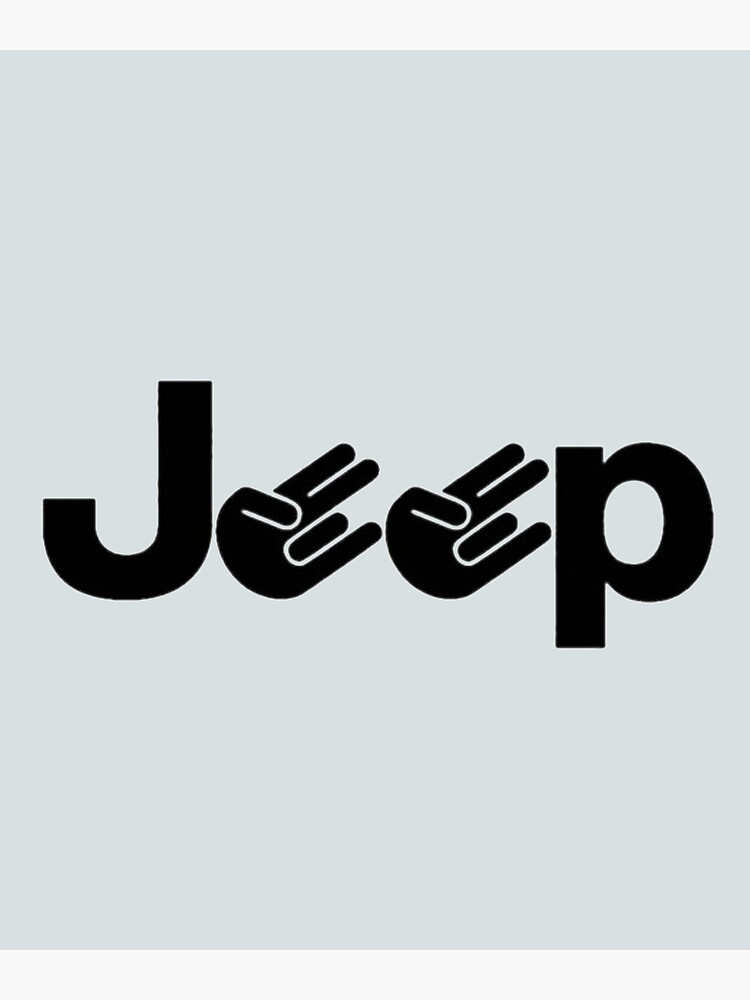 "jeep wave black" Poster for Sale by Redbubble