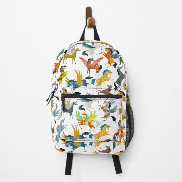 Item preview, Magical Unicorns and Winged Horses on a white background designed and sold by Silver Steer Design.