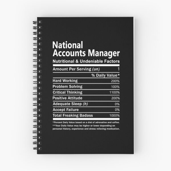 Item preview, National Accounts Manager T Shirt - Nutritional Daily Factors Job Gift Item Tee designed and sold by anthonyodo.