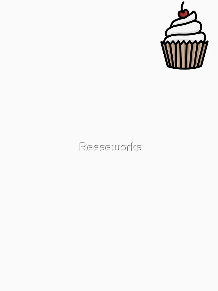 Aperçu 6 sur 6. Sweat à capuche épais avec l'œuvre Cupcake créée et vendue par Reeseworks.