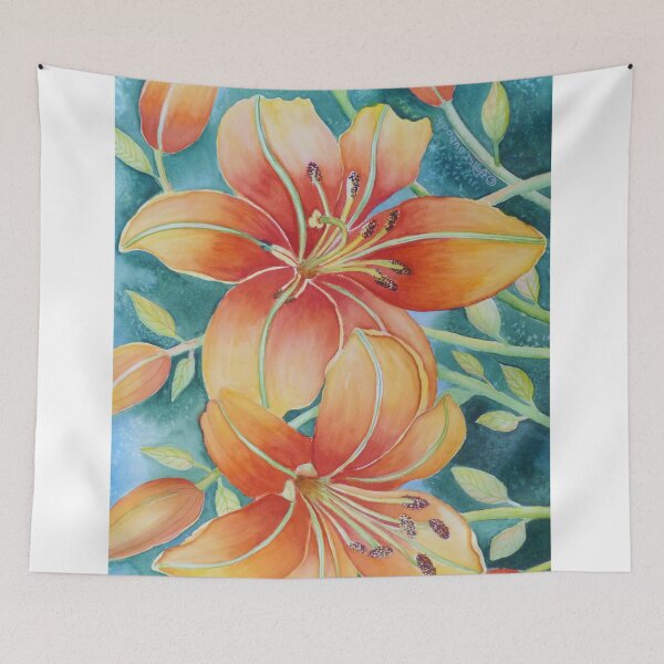 Item preview, Orange Lily  designed and sold by SubodhArtStudio.