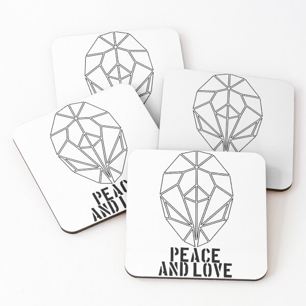 Item preview, ALIEN, PEACE AND LOVE designed and sold by the Zarock Shop.