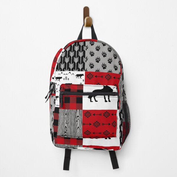 Item preview, Wolf red gray black pattern pink designed and sold by EmilyFun.