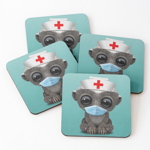 Item preview, Cute Baby Honey Badger Nurse designed and sold by JeffBartels.