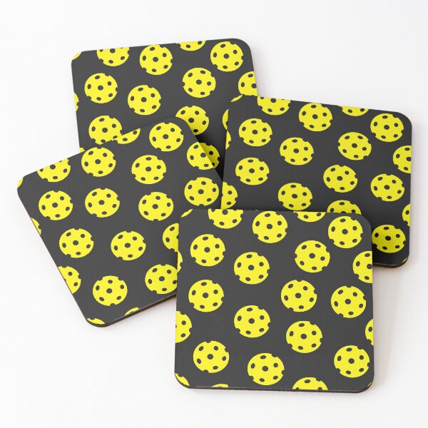 Item preview, Yellow Pickleball Vector Pattern designed and sold by EmilyFun.