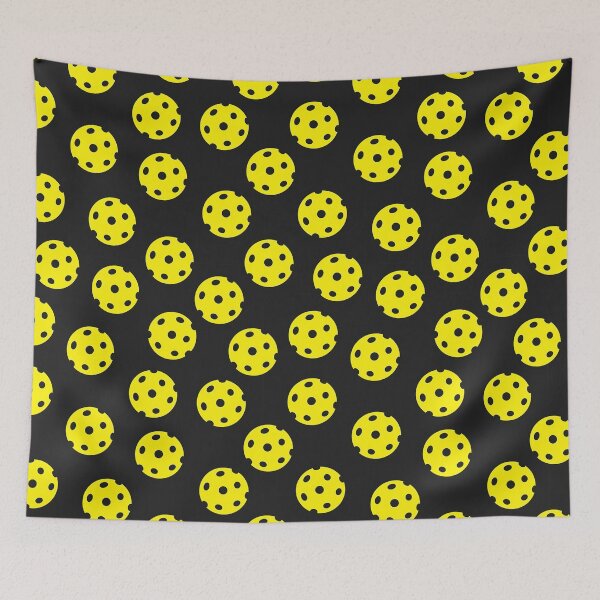 Item preview, Yellow Pickleball Vector Pattern designed and sold by EmilyFun.