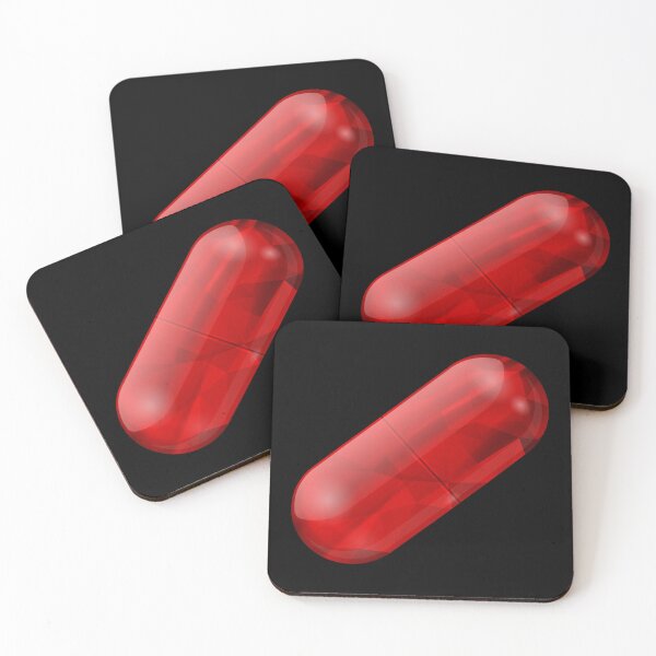 Item preview, red pill designed and sold by piakestore.