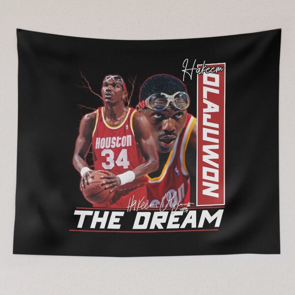 Item preview, Vintage Hakeem Olajuwon The Dream Basketball Legend Signature Retro 80s 90s Bootleg Rap Style designed and sold by Jonas Homenick ⭐⭐⭐⭐⭐(316).