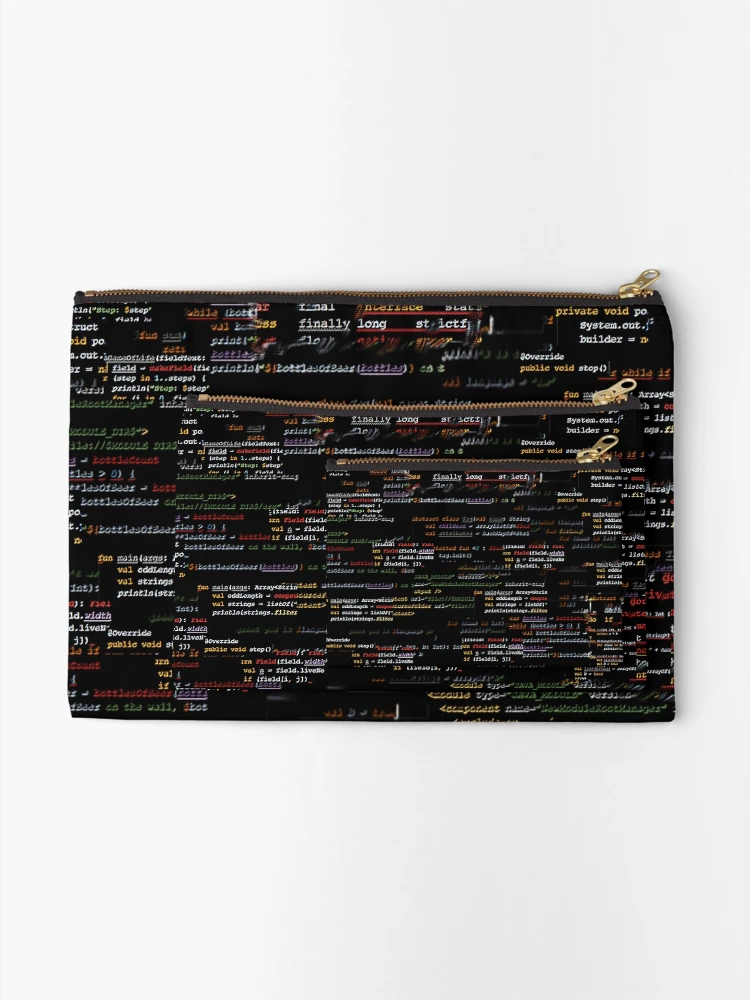 Thumbnail 2 of 4, Zipper Pouch, Code4 designed and sold by findingNull.