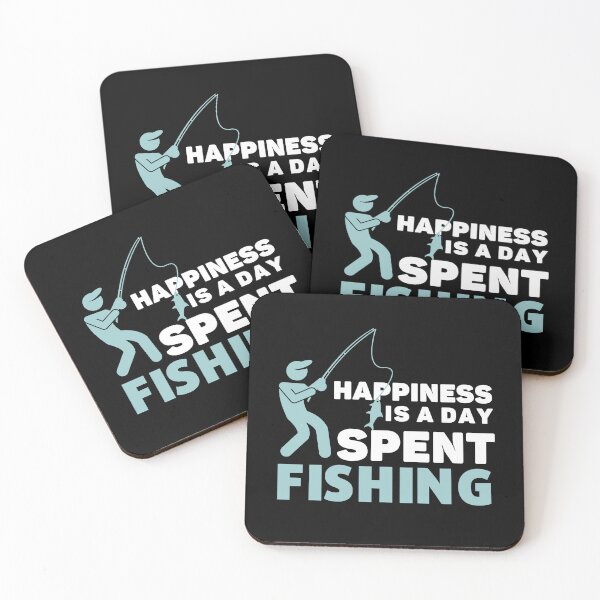 Item preview, Happiness is a day Spent Fishing designed and sold by Retrovas.