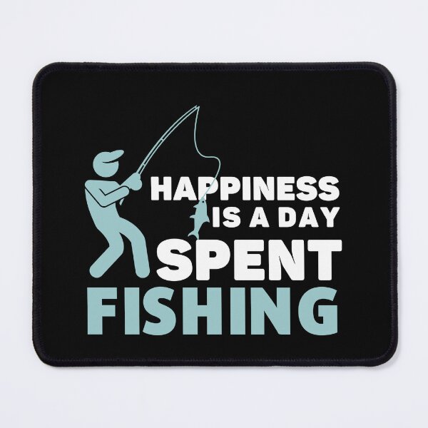 Item preview, Happiness is a day Spent Fishing designed and sold by Retrovas.