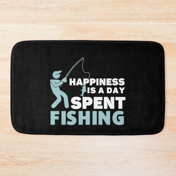 Item preview, Happiness is a day Spent Fishing designed and sold by Retrovas.