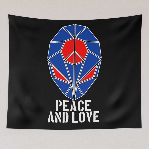Item preview, ALIEN, PEACE AND LOVE designed and sold by the Zarock Shop.