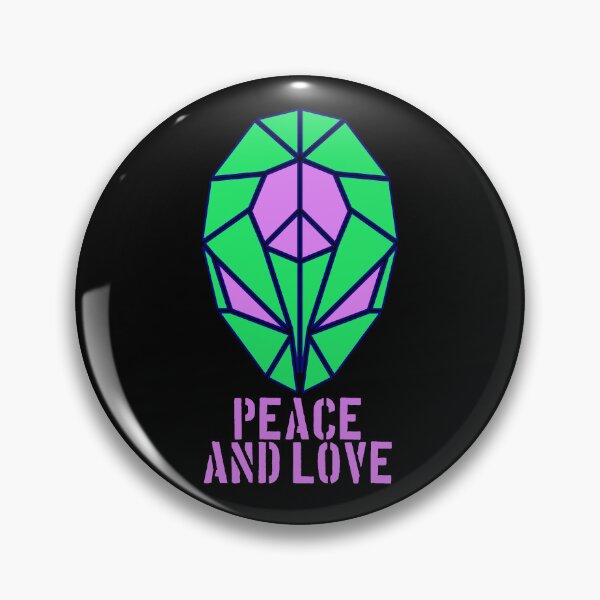 Item preview, ALIEN, PEACE AND LOVE designed and sold by the Zarock Shop.
