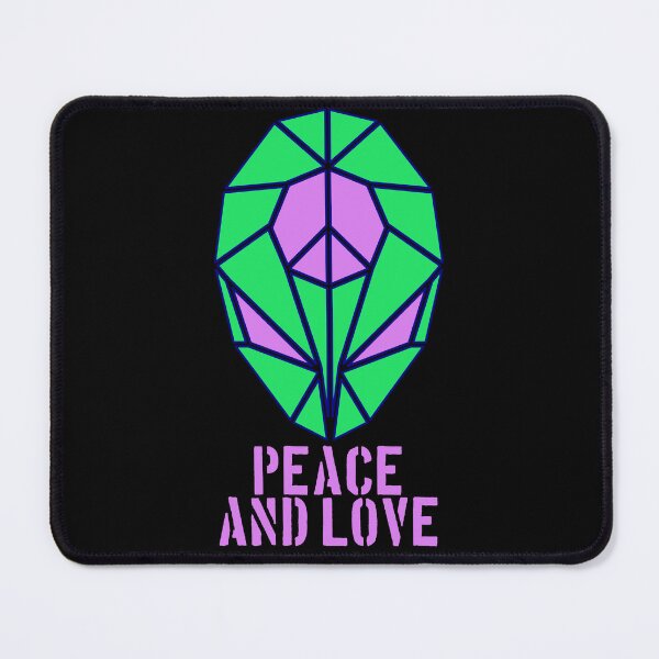 Item preview, ALIEN, PEACE AND LOVE designed and sold by the Zarock Shop.
