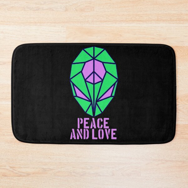 Item preview, ALIEN, PEACE AND LOVE designed and sold by the Zarock Shop.