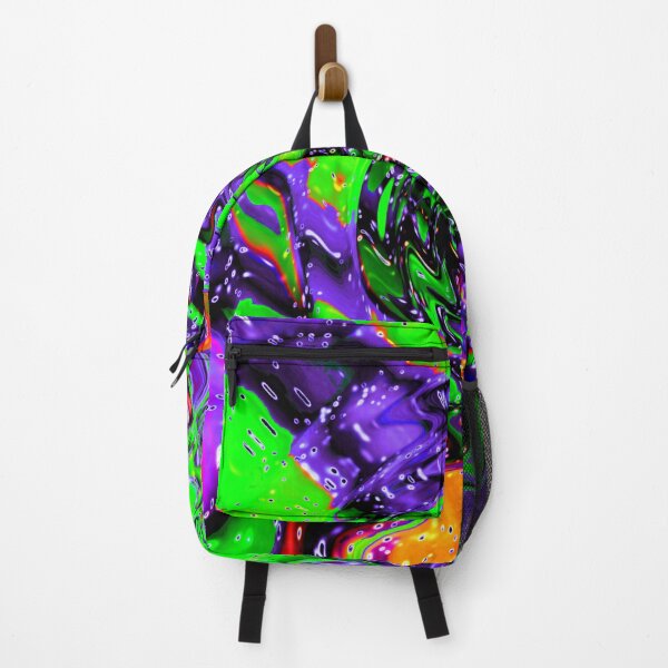 Item preview, Frogs and Fish Trippy Psychedelic Abstract Artwork designed and sold by vikghosh.