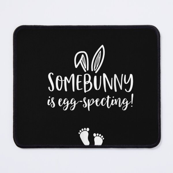 Item preview, Womens Easter Pregnancy Announcement Shirt Somebunny is Eggspecting V-Neck T-Shirt designed and sold by AltCarsten.