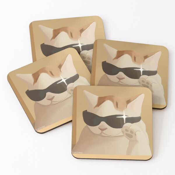 Item preview, Cat with shades designed and sold by Takihah.