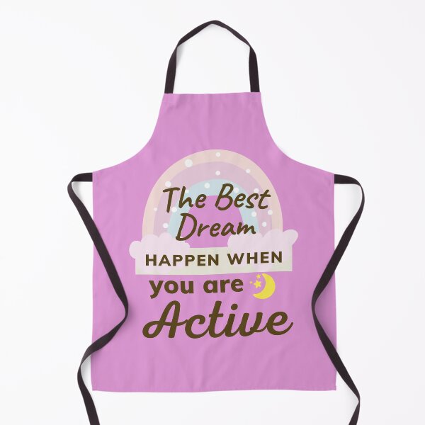 Item preview, The Best Dream Happen When You Are Active - Short Motivational Quote | Motivational Quotes About Life designed and sold by Delandor.