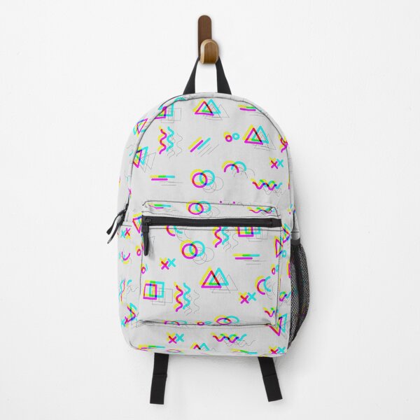 Item preview, Glitchy Mid Century Abstract Shapes in CMY designed and sold by brodolo.