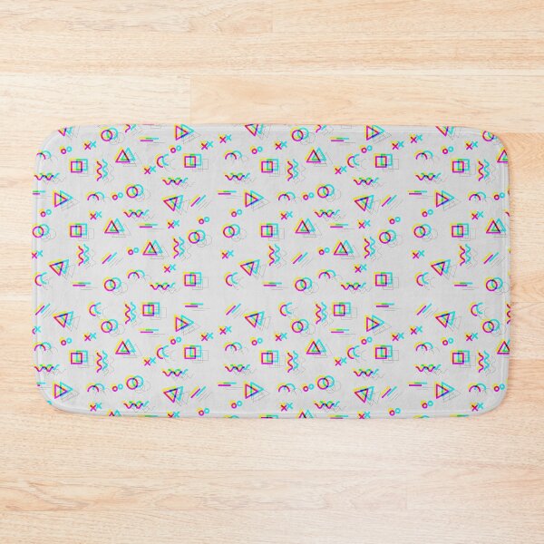 Item preview, Glitchy Mid Century Abstract Shapes in CMY designed and sold by brodolo.