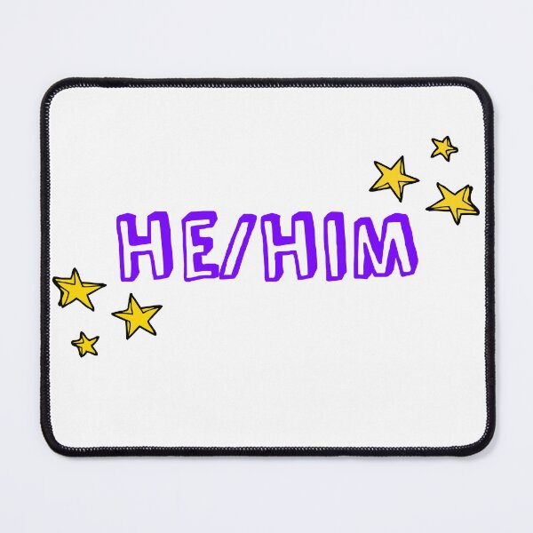 Item preview, Pronouns: He/Him designed and sold by Say Hey Kate.