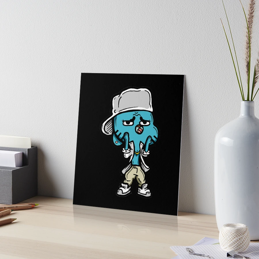 Gumball from The Amazing World of Gumball™ Ocho's Uncle Song Art Print for  Sale by sketchNkustom