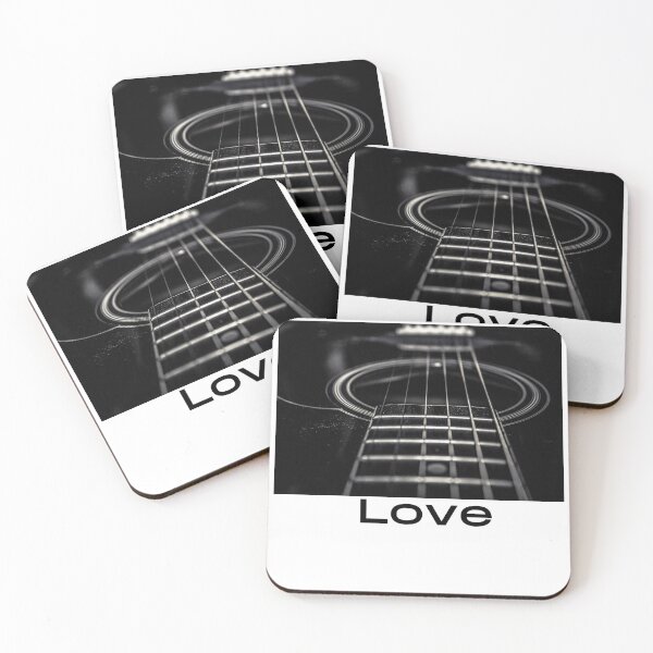 Item preview, Music is Love - Guitar T-Shirt designed and sold by LensLifeTShirts.