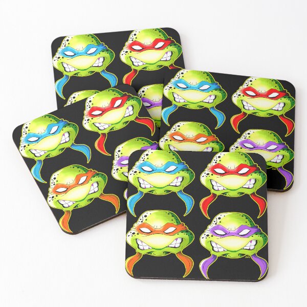 Item preview, Four Angry Ninja Turtle designed and sold by Shell Shocked Studio.