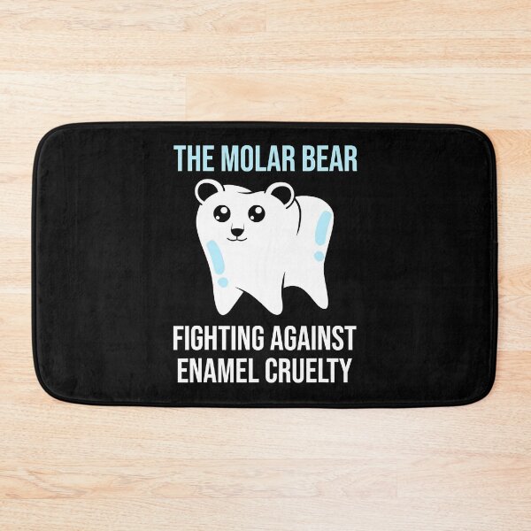 Item preview, The Molar Bear Fighting Against Enamel Cruelty Funny Dentist Dental Assistant designed and sold by NevaehRey.