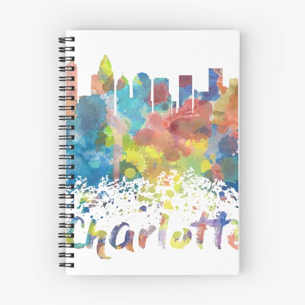 Item preview, Charlotte Water Color Skyline designed and sold by CanvasGuys.