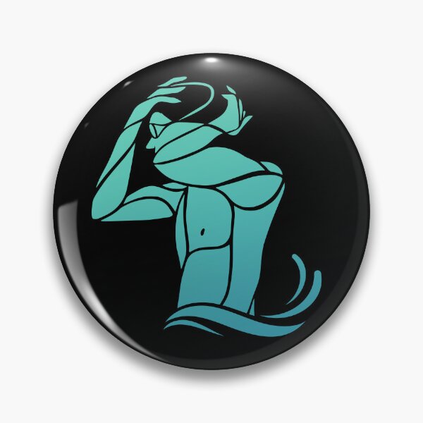 Item preview, Freestyle Swimmer with Creative Blue Wave Design Gift designed and sold by swimarts.