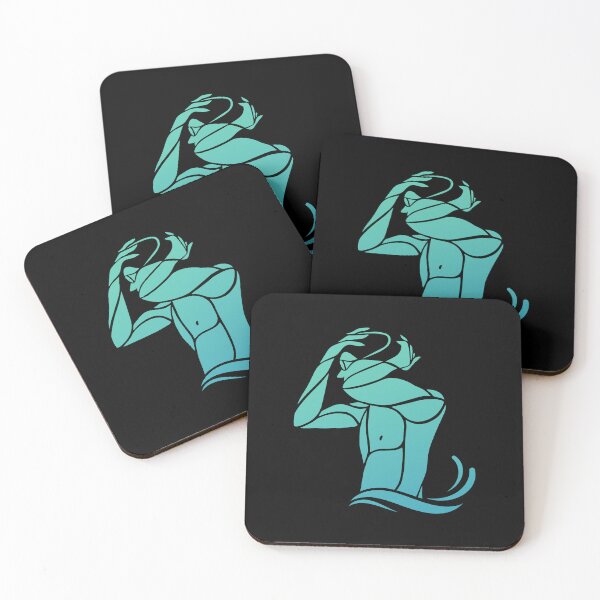 Item preview, Freestyle Swimmer with Creative Blue Wave Design Gift designed and sold by swimarts.