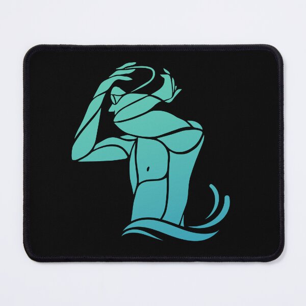 Item preview, Freestyle Swimmer with Creative Blue Wave Design Gift designed and sold by swimarts.