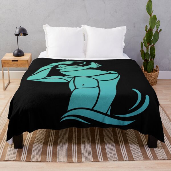 Item preview, Freestyle Swimmer with Creative Blue Wave Design Gift designed and sold by swimarts.